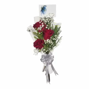 Ramo alargado de rosas